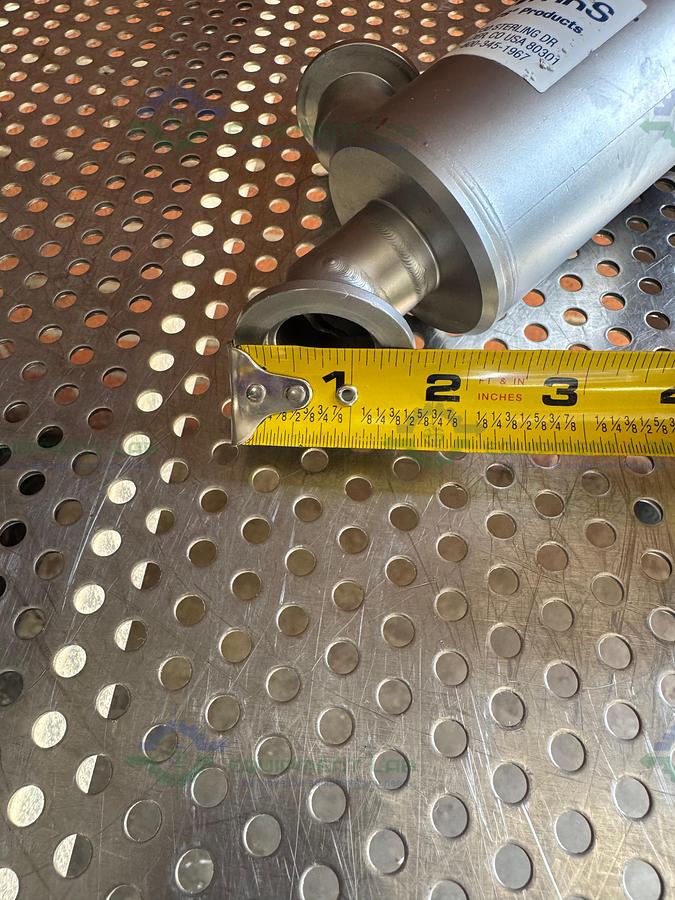 Used MKS 162-0025K Ultra-High Vacuum Angle Isolation Valve w/ KF25 Fitting