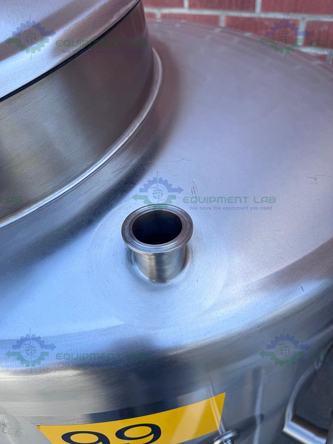 Used GEA 300 Liter Reservoir Tank w/ Fristam FPX742-205 Centrifugal Pump, Controller