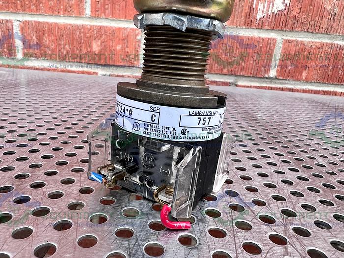 Used Allen-Bradley 800H-QPT24 Series C Illuminated Push Button Switch 24V