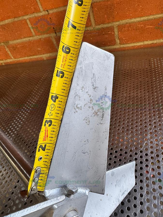 Used 55" Stainless Steel Mixing Shaft 1" Diameter w/ 12" Impeller