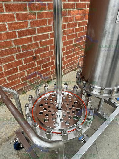 Used 2 Allegheny Stainless Steel Stack Disk Filter Housing 150 FV/PSIG on Casters