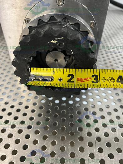 Used Waukesha Cherry Burrell  0187UL Rotary Lobe Pump w/ Stainless 1.5 HP Motor