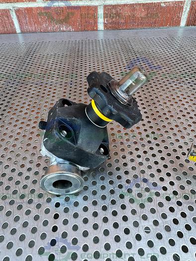 Used ITT Pure Flo Stainless Steel Diaphragm Valve w/  1" Sanitary Fittings