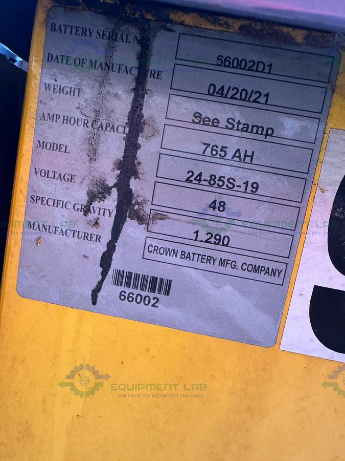 Used Toyota 8FBCU25 Electric Forklift  3000 lbs Capacity 8" Mast w/ Charger