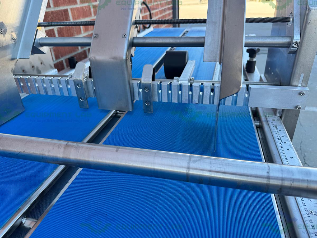 Used Redemac Stainless Steel Dual Conveyor Packaging Machine w/ Optel PharmaProof