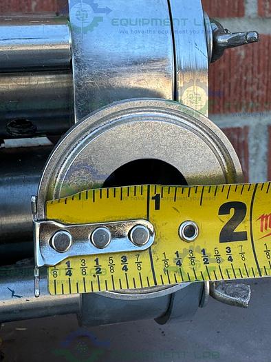 Used Tri Clover PRRED3 Rotary Lobe Pump w/ 1 HP Motor, 1" Sanitary Fitting