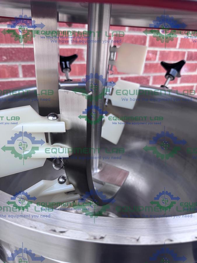 Used Lee Industries 50 Liter Stainless Steel Jacketed Reactor w/Mixer, Scraper MFG 23