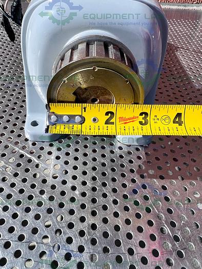 Used Nissei Corp GTR  G3LM-28-60T040WX Induction Motor 3 PH, 400W, 4P, Ratio 60:1