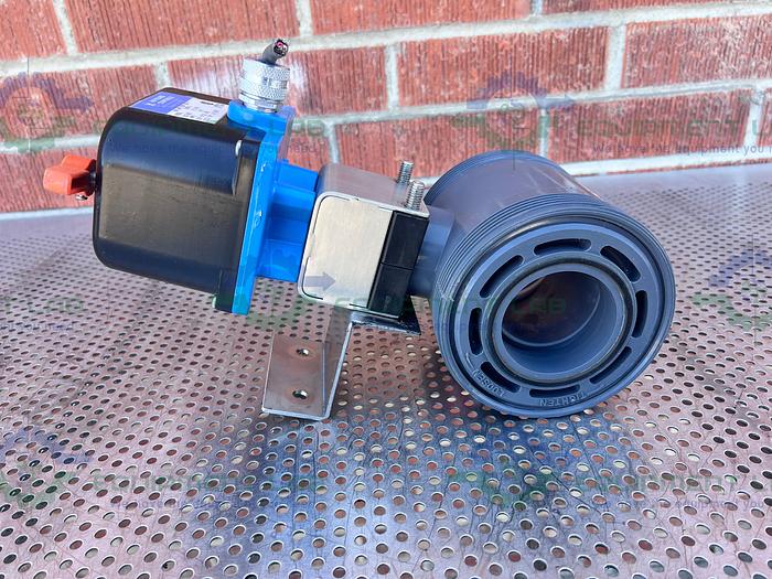 Used Hayward Controls  EVR6 D Solenoid Valve 115 V w/ Hayward 3" True Union Ball Valve