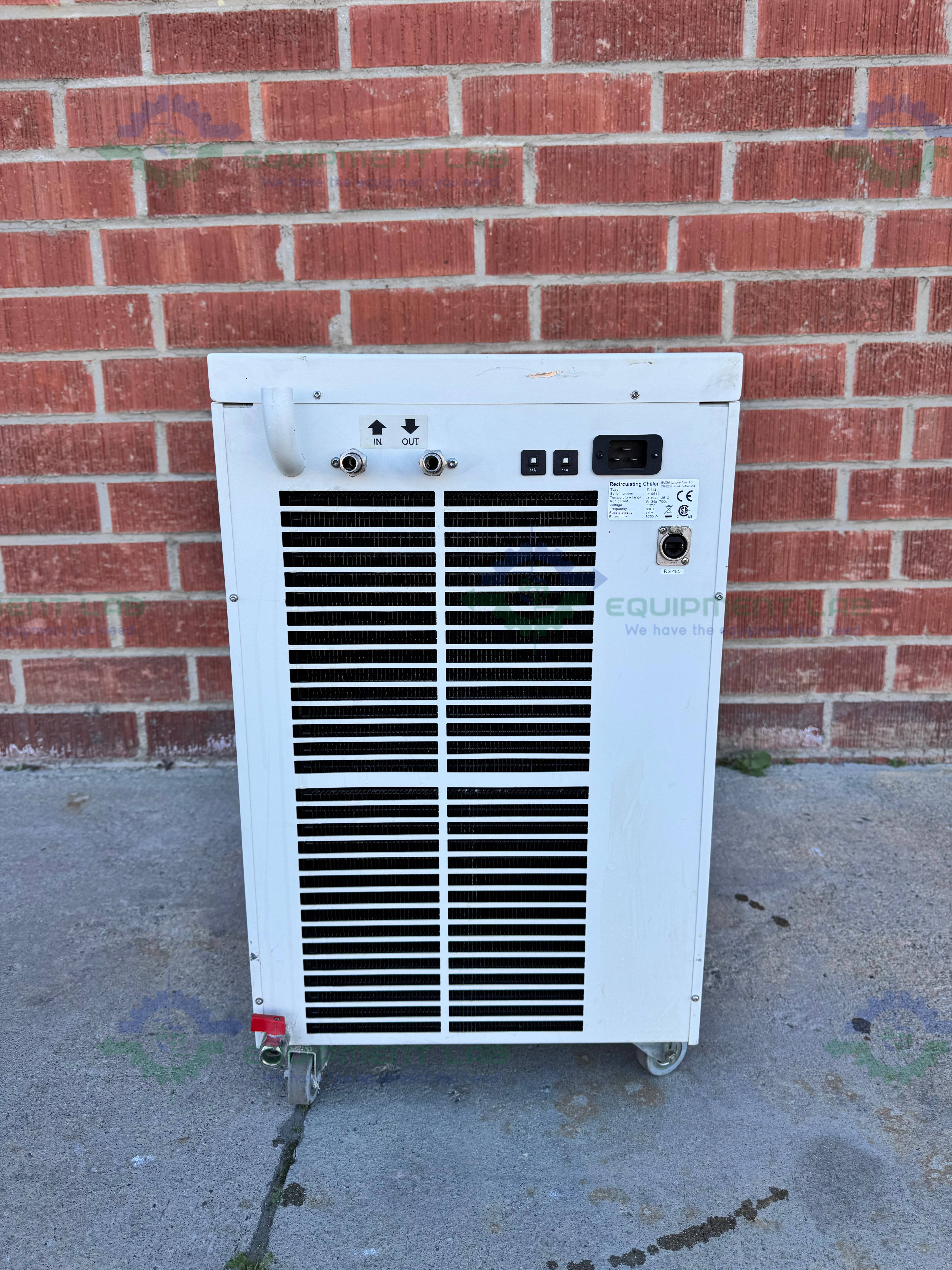 Used Buchi F-114 Recirculating Chiller -10C to +25°C Cooling Capacity of 1400W at 15C