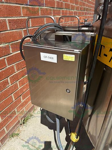 Used DCI 500 Liter Stainless Steel Jacketed Reactor 45 PSI w/ 0.5 HP Mixer