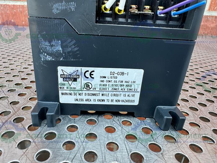 Used Automation Direct Logic 205 Koyo w/ DL260 CPU, H2-ECO M, F2-08DA-2 Modules