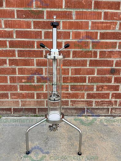 Used Cytiva / GE / Pharmacia BPG 100 / 500 Chromatography Column 4L w/ 4-way Valve