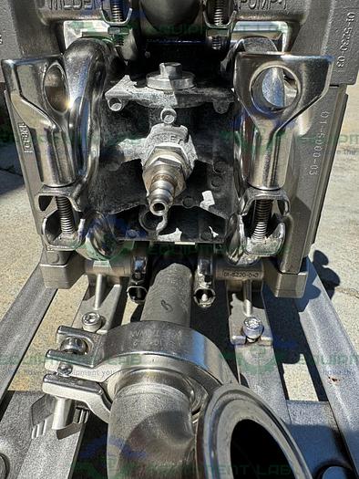 Used Wilden  HT 68004 Stainless Steel Double Diaphragm Pump w/ Cart