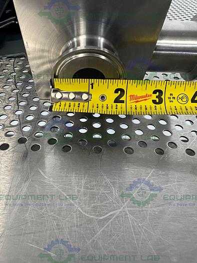 Used Fisher Controls 32 Pneumatic Sanitary Control Valve w/ Fisher Valve Positioner