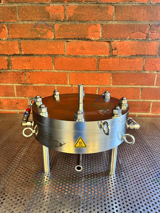 Used Stainless Steel 270mm High Press Membrane Disc Filter Housing 1000 PSI