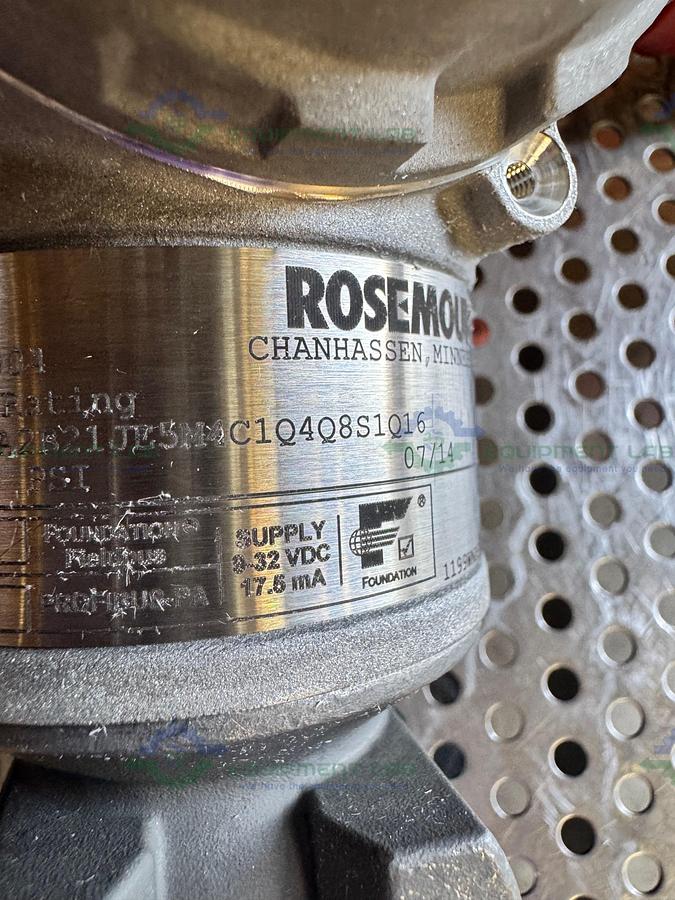 Used Rosemount 3051TG 4A2B21JE5M4C1Q4Q8S1Q16 Digital Pressure Transmitter
