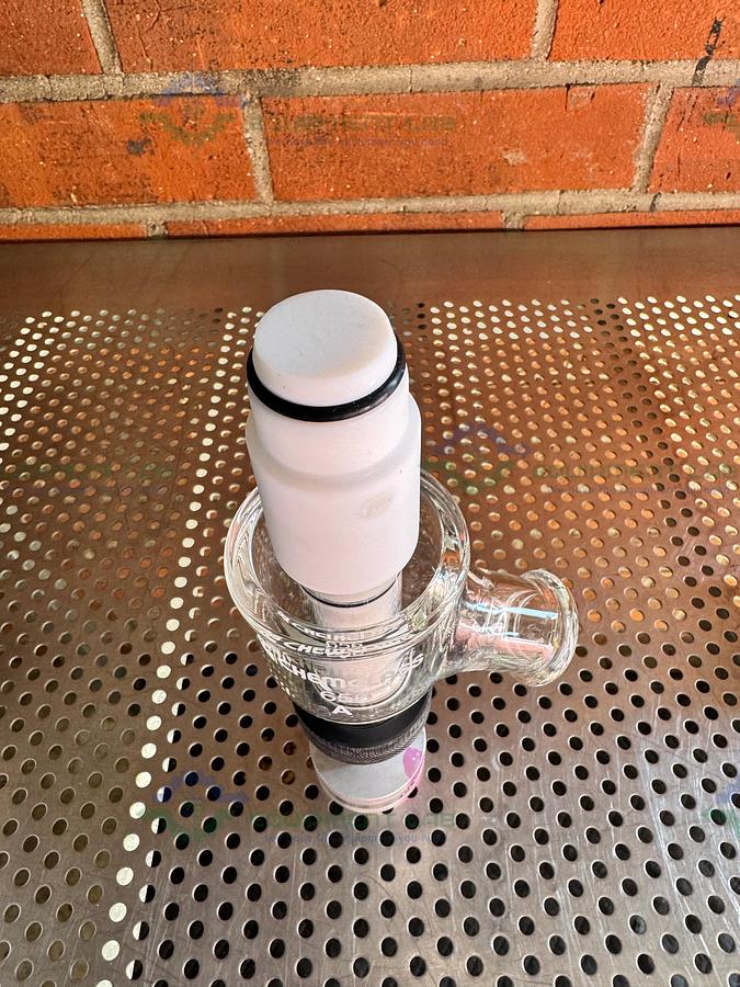 Used Chemglass 656 Zero Dead Space Valve w/ 2.5" OD Fitting