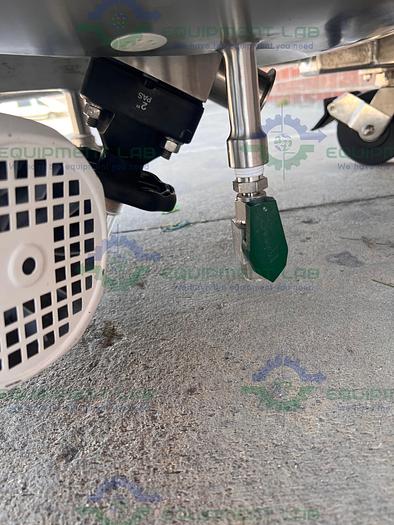 Used ITT  1000 Liter Stainless Steel Jacketed Reactor 60 PSI w/ Bottom Mag Mixer