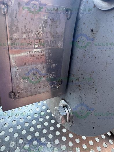 Used Fristam FPX 1741-175 Centrifugal Pump w/ Baldor Reliance 3 HP Motor