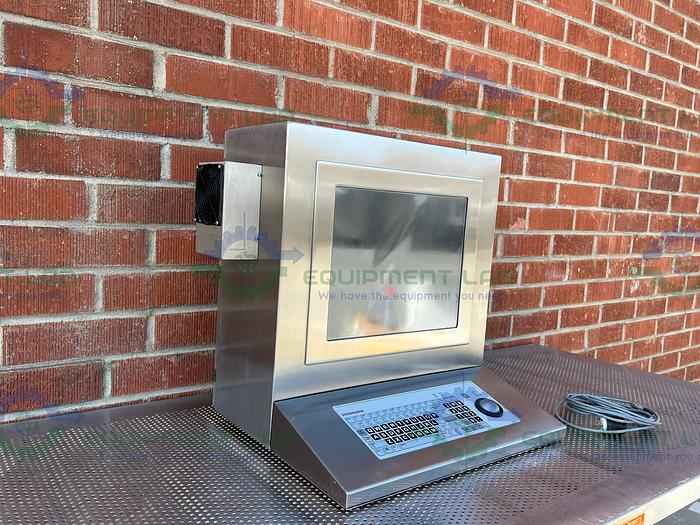 Used Strongarm 191 Industrial Monitor 19" w/ Strongarm Membrane Keyboard, Trackball