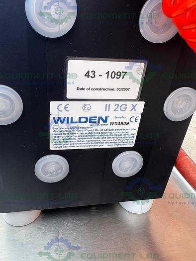 Used Wilden Diaphragm Pump 100 PSIG w/ Cart