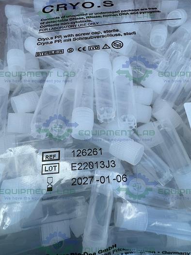 500 Pack -Greiner Bio-One  Cryo.s Round Bottom 2 mL Polypropylene Tubes