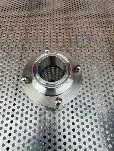 Used Glacier Tanks  SGF-TW-G150-KFM-9MM Tri Clamp Inline Sight Glass 1 1/2" Fitting