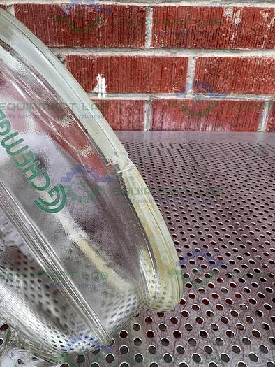 Used Chemglass  Reaction Vessel 5 Neck Lid 200MM, 45/50, 29/42 , 24/40 Joints