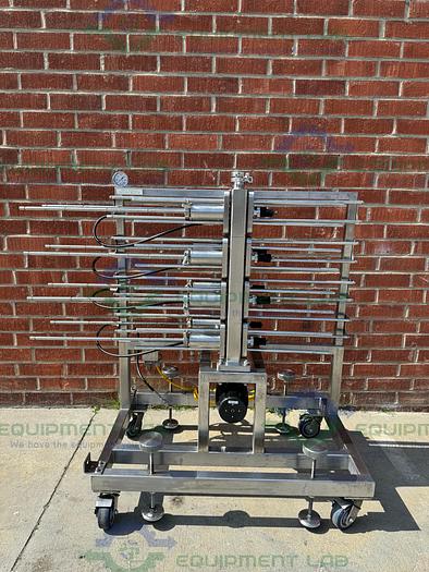 Used Millipore  Stainless Steel Pellicon 2 Cassette Filter Holder Stack of 8