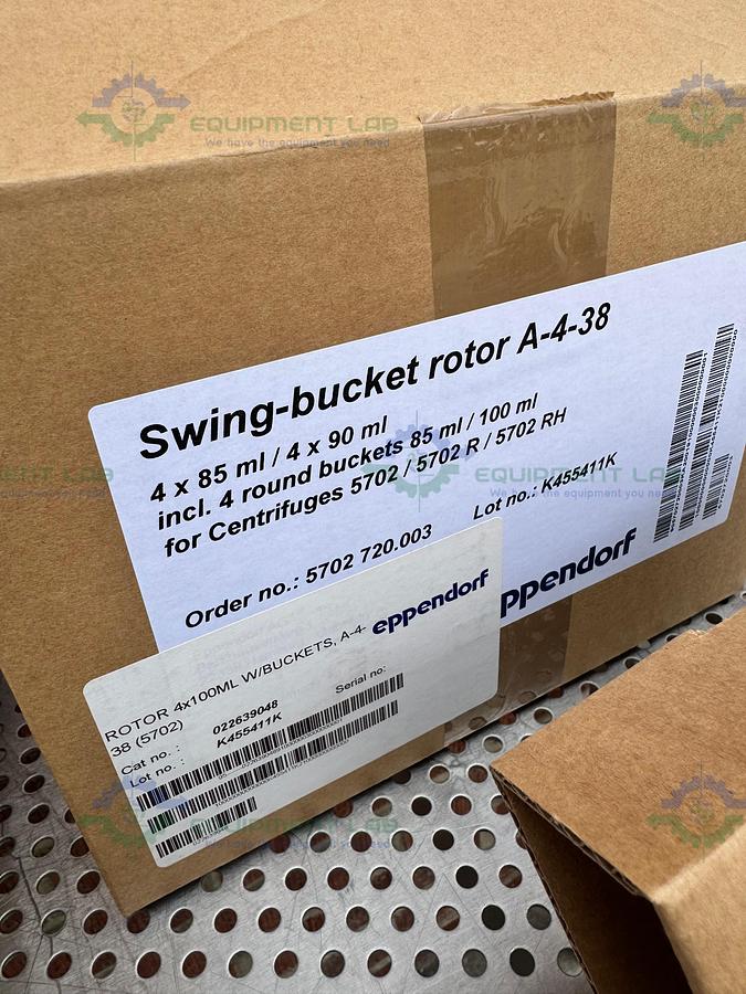 Eppendorf 5702R Refrigerated Centrifuge w/ Swing Bucket Rotor and Accessories