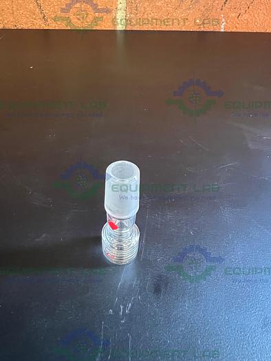 Used Ace Glass Straight-Thru Adapter w/ 14/20 Joint to #7 Threaded