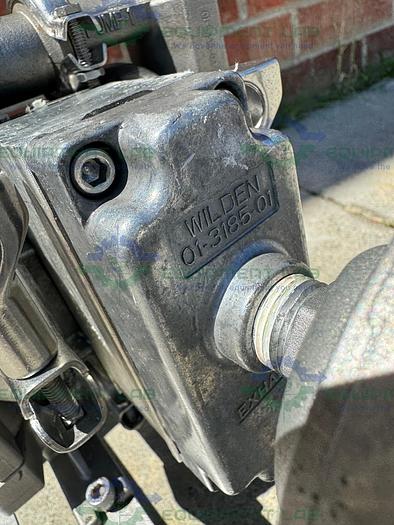 Used Wilden  HT 68004 Stainless Steel Double Diaphragm Pump w/ Cart