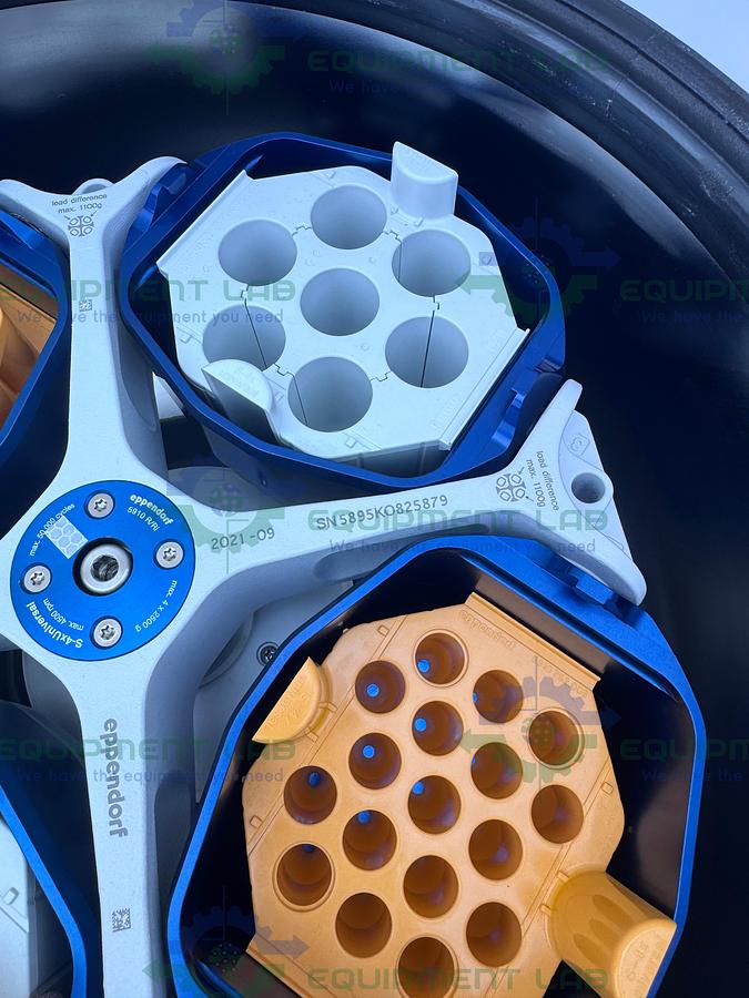 Used Eppendorf 5910 Ri Refrigerated Centrifuge w/ S-4X Universal Rotor 4500 RPM