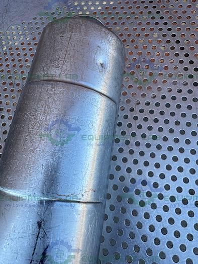 Used Allegheny Bradford 6.2 Liter Stainless Steel Filter Housing 150 PSI