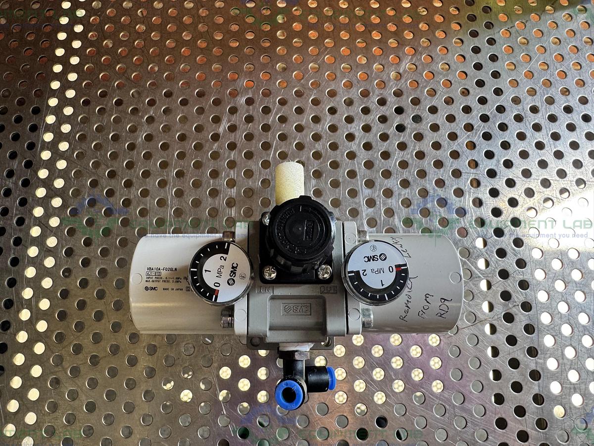 Used SMC VBA10A-F02GLN Booster Regulator  0.1-1.0 MPa