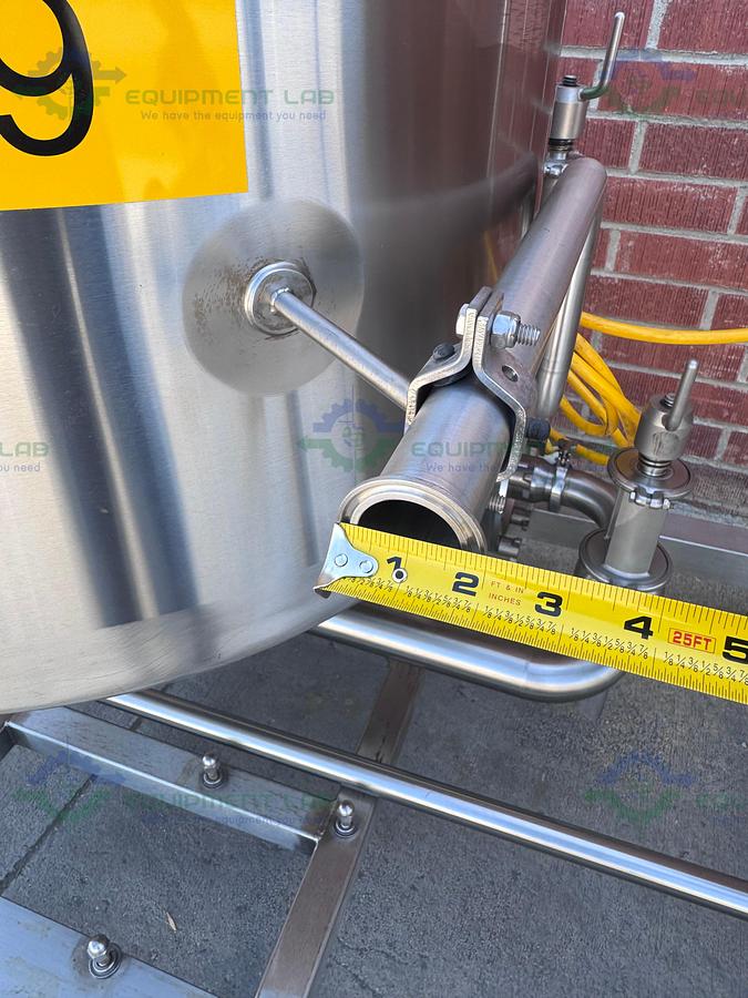 Used GEA 300 Liter Reservoir Tank w/ Fristam FPX742-205 Centrifugal Pump, Controller