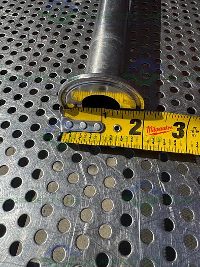 Used ITT Pure Flo 4 -Way Diaphragm Valve w/ 1 1/2" to 1" to 1/4" Sanitary Fitting