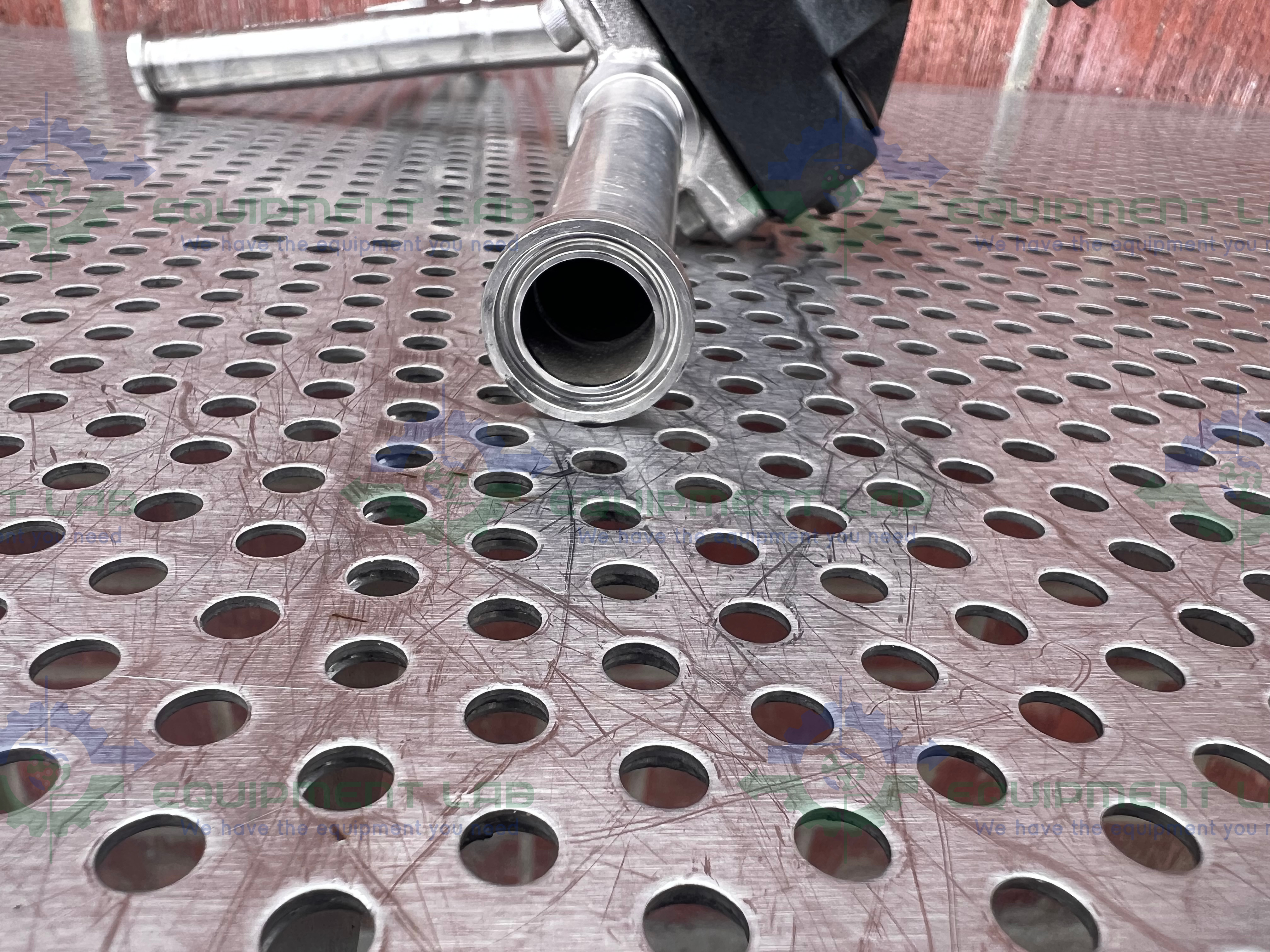 Used ITT Pure Flo .75-316L-SFV5 4 -Way Diaphragm Valve w/ 3/4" Sanitary Fitting