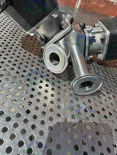 Used 2 ITT Pure Flo Advantage Stainless Steel Diaphragm Valve w/ 1" Sanitary Fittings