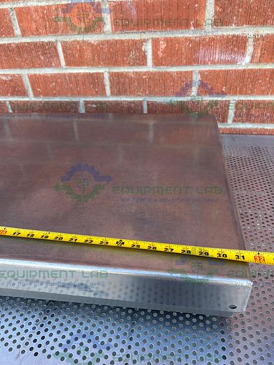 Used Mettler Toledo KCC150S Stainless Steel Bench Scale 300 Lb Capacity 23" x 31"