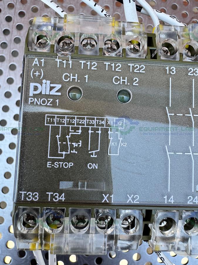 Used Pilz PNOZ 1 3S1O 475695 Safety Relay 3.5 W, 24V DC