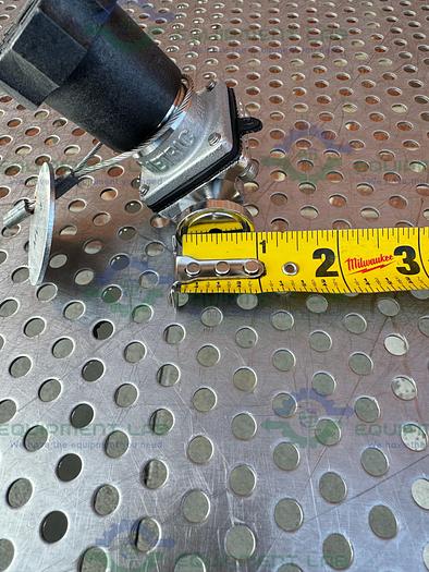 Used ITT Pure Flo .25-316L-RA20MAX-CWP150 Diaphragm Valve w/ 1/4" Sanitary Fittings