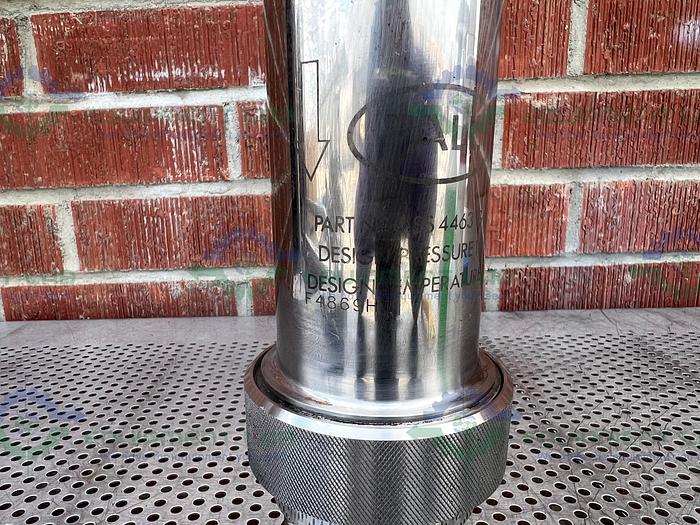 Used Pall  MSS 4463 G08 H4 Stainless Steel Filter Housing w/ Filter, 4" Flange Fitting