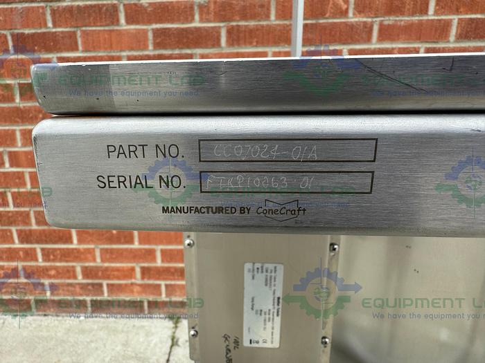 Used Thermo  Hyclone Stainless Steel Jacketed Single Use 100L Bioreactor