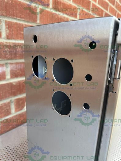 Used Millipore Stainless Steel Industrial Control Panel Enclosure 16" x 20" x 9"