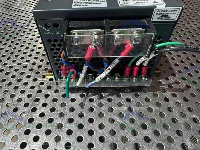 Used Densei Lambda JWS300-24/508 Power Supply 24V, 100-240 VAC, 4.4A
