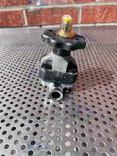 Used ITT Pure Flo  .75-F-419-6-4-TM-CWP150 Diaphragm Valve w/ 3/4" Sanitary Fitting