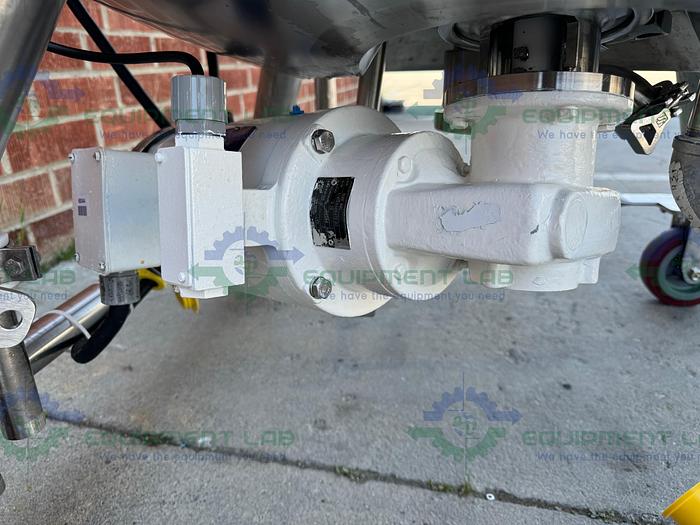 Used DCI 250 Liter Stainless Steel Jacketed Reactor 45 PSI w/ Bottom 0.5 HP Mixer