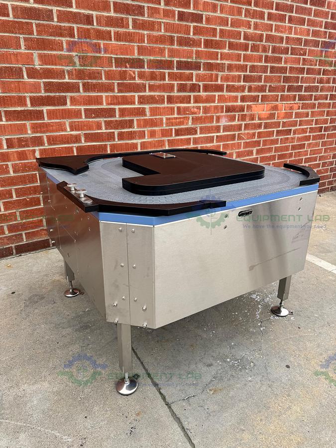 Used Garvey Corporation RX 48 Rotary Table Replacement / Accumulation Conveyor
